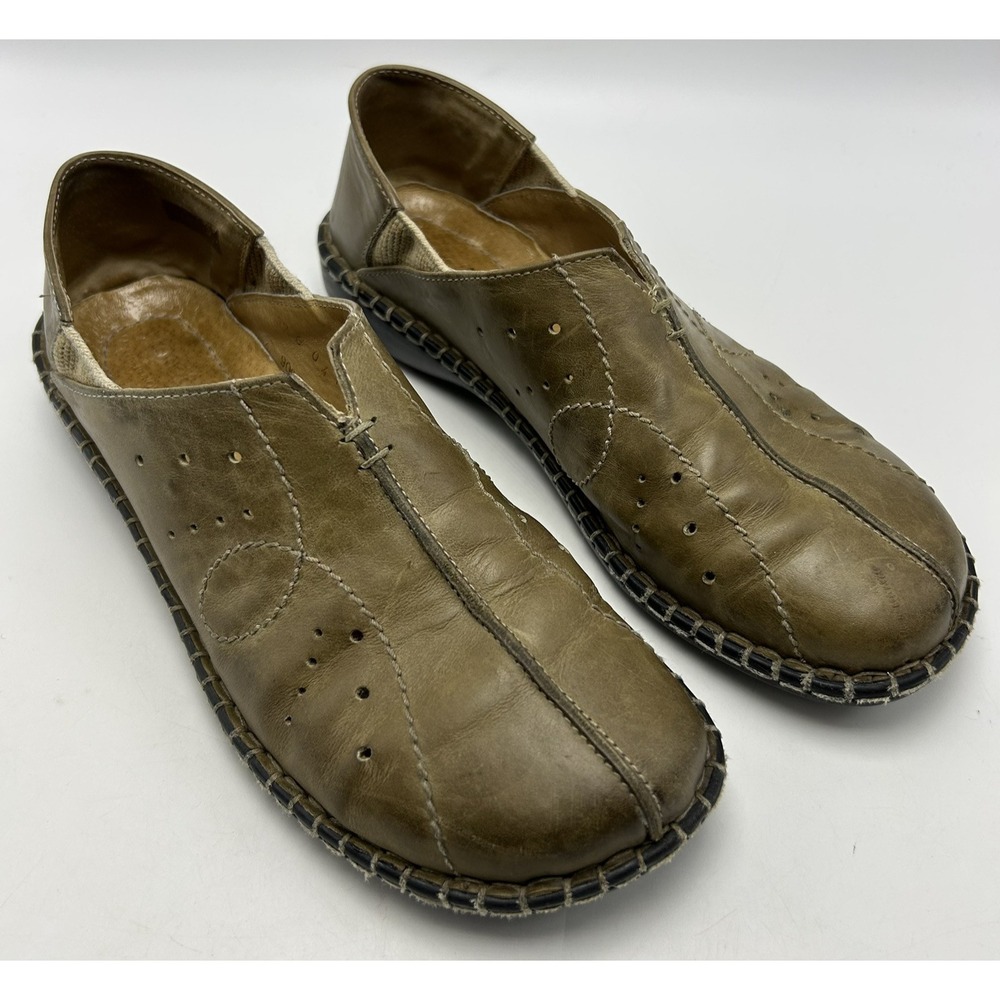 Joseph Seibel Loafer 7 European Comfort Shoe Leather Brown 37 Rubber Walker Read